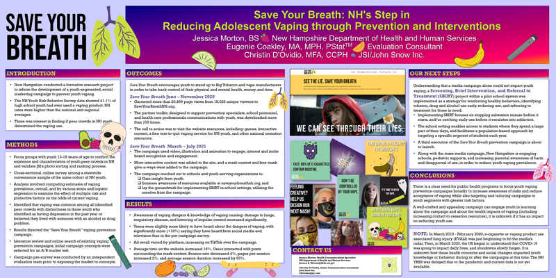 Save Your Breath: NH's Step in Reducing Adolescent Vaping Through Prevention and Interventions